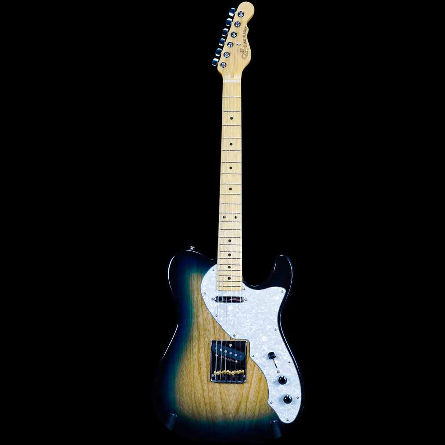 G&L Limited Run ASAT Classic Thinline Alnico Electric Guitar in Mako Blue