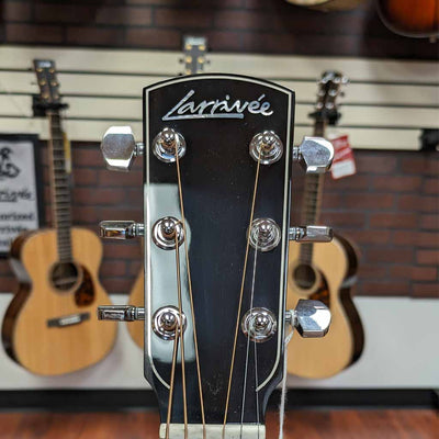 Larrivee D-09 Rosewood Artist Series Acoustic Guitar -Scratch and Dent Model-Front of Headstock