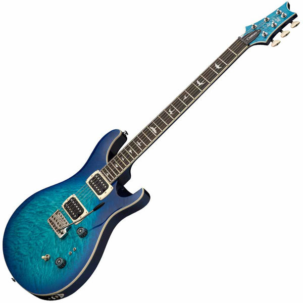 PRS SE Custom 24-08 Quilt Electric Guitar - Lake Blue Paul Reed