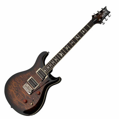 Paul Reed Smith SE Custom 24 Quilt Electric Guitar in Black Gold Burst