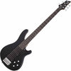 Schecter C-5 Deluxe 5 String Bass Guitar in Satin Black