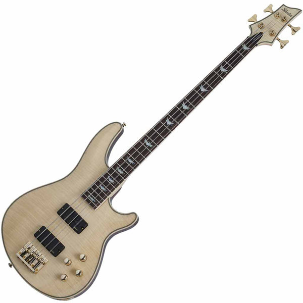 Schecter Omen Extreme-4 4 String Bass Guitar - Natural Schecter Guitar  Research Bass Guitar Schecter makes some pretty sweet guitars and basses,  and the Omen Extreme Series is no exception. The modern double-cutaway look  gives the player an ...