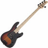 Schecter P-5 5 String Bass Guitar in 3 Tone Sunburst
