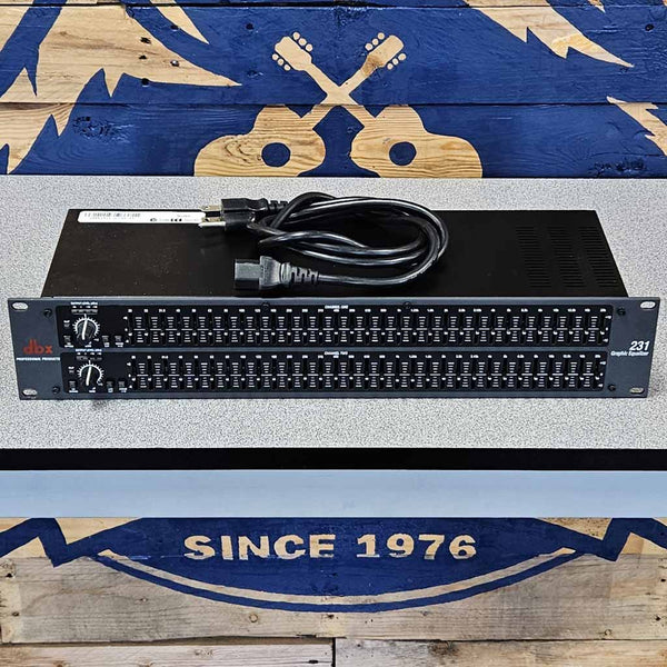 Used DBX 231 Graphic Equalizer DBX Processors This DBX 231 31 band