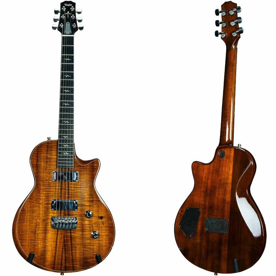 Used Taylor SBC2 Solid Body Custom Koa Electric Guitar with Hardcase