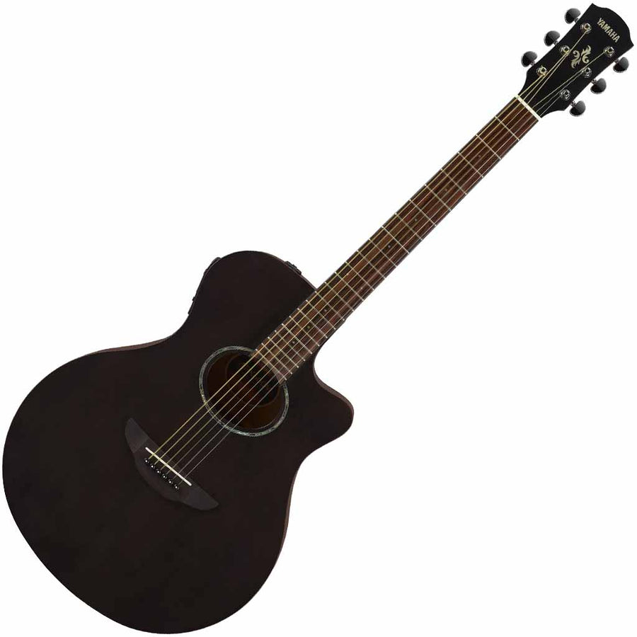 Yamaha APX600M Thinline Acoustic Guitar in Matte Smoky Black