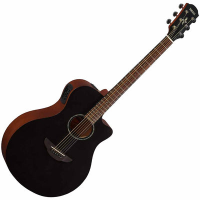Yamaha APX600M Thinline Acoustic Guitar in Matte Smoky Black