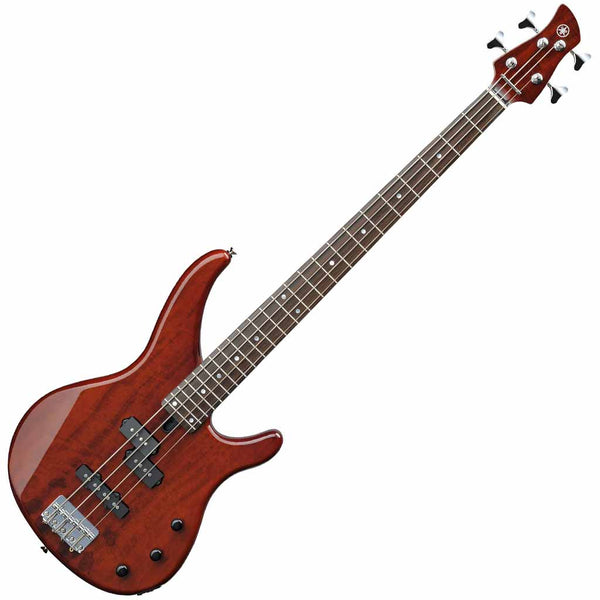 Yamaha TRBX174EW 4-String Bass Guitar with Exotic Wood Top - Root