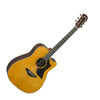 Yamaha A5R All Solid Dreadnought Acoustic Electric Guitar with Hard Case in Vintage Natural