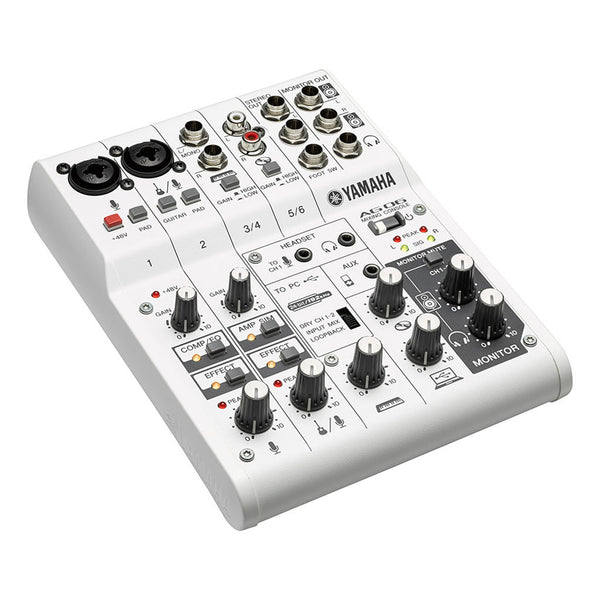 Yamaha AG06 6-Channel Mixer/USB Interface for iOS/Mac/PC Yamaha