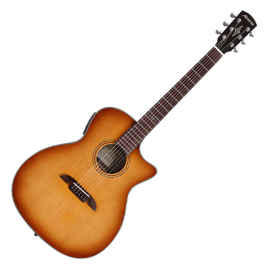 Alvarez AGE95CE Artist Elite Series Grad Auditorium Acoustic Electric Guitar in Shadowburst Gloss