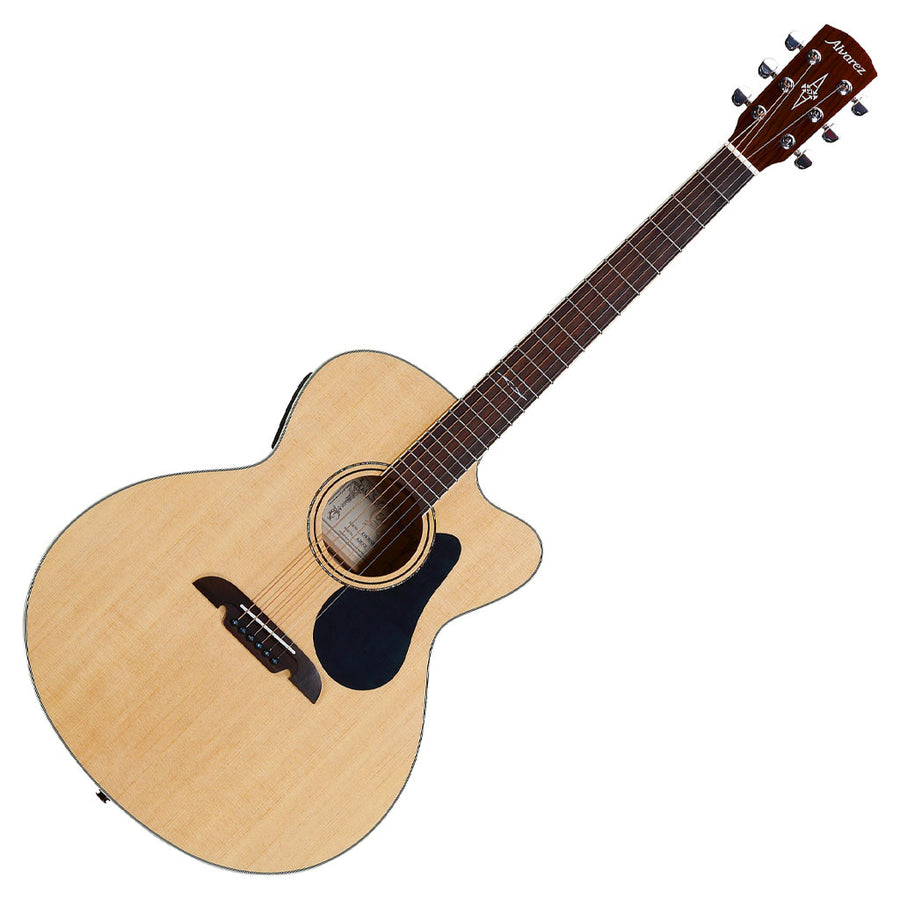 Alvarez AJ80CE Artist 80 Series Jumbo Acoustic Electric Guitar in Natural Gloss