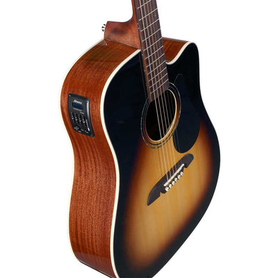 Alvarez RD26CESB Regent Dreadnought Acoustic Electric Guitar Sunburst w/Cutaway and Deluxe Gigbag