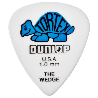 Dunlop Tortex 'The Wedge' Guitar Picks 12 Pack in 1.0mm