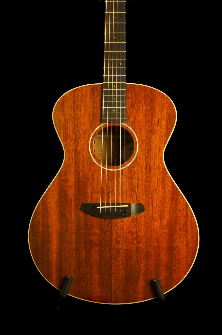 Breedlove Frontier Concerto All Solid Mahogany Acoustic Electric Guitar - Includes Case