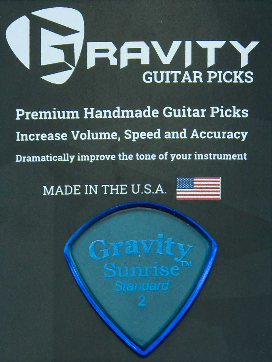 Gravity Picks Sunrise - 2.0mm Standard Polished
