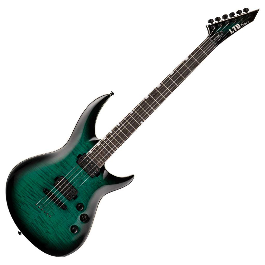 ESP LTD H3-1000FM Horizon-3 Electric Guitar in Black Turquoise Burst