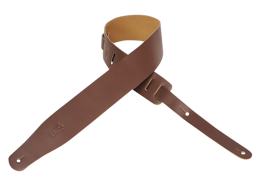 Levy's Leathers 2½" Leather Guitar Strap M26-BRN
