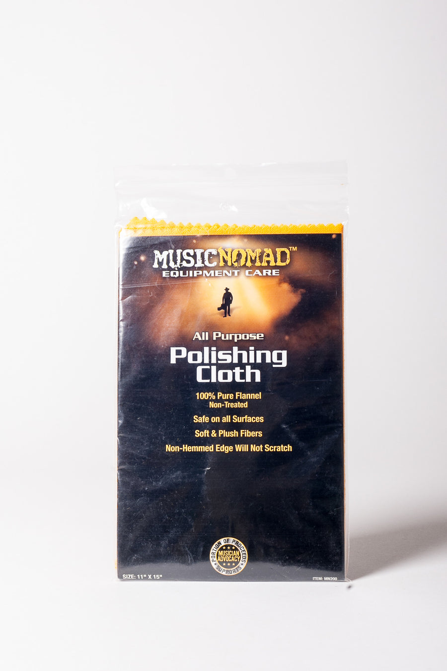 Music Nomad MN200 All Purpose Edgeless 100% Pure Flannel Non-Treated Polishing Cloth
