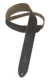 Levy's Leathers 2" Suede Guitar Strap MS12-BLK