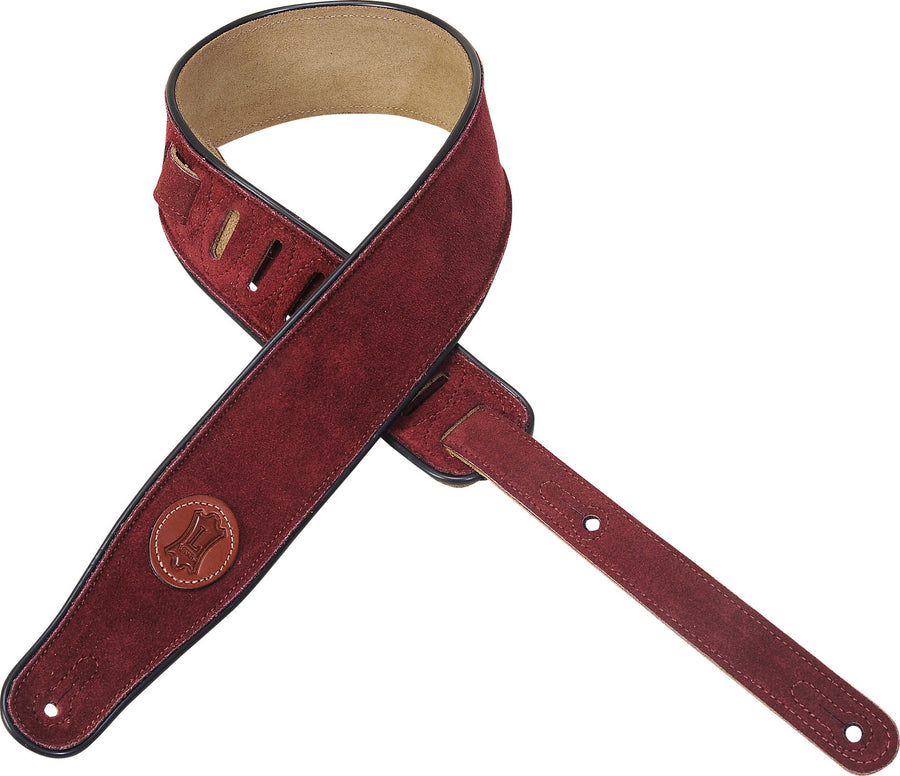Levy's Leathers 2½" Signature Series Suede Guitar Strap MSS3-BRG