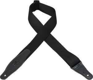Levy's Leathers 2" Rayon Webbing Guitar Strap MSSR80-BLK