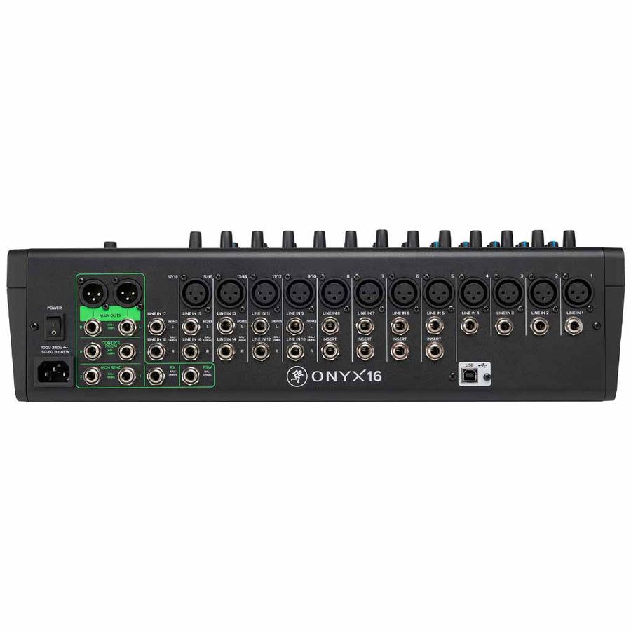 Mackie Onyx16 16-Channel Premium Analog Mixer w/Multi-Track USB