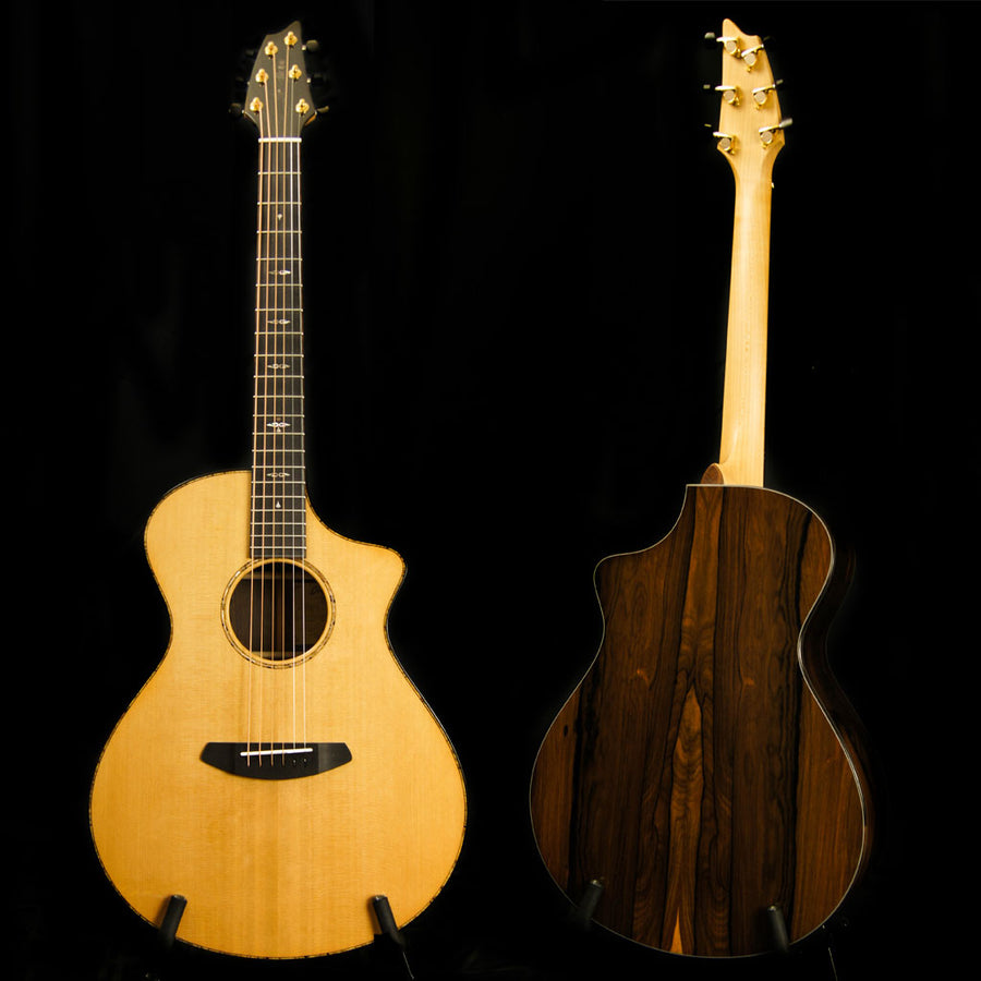 Breedlove Custom Built Concert CE Sunken Cedar/Ziricote Acoustic Electric Guitar