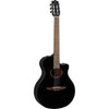 Yamaha NTX1 Thinline Nylon String Acoustic Electric Guitar Black