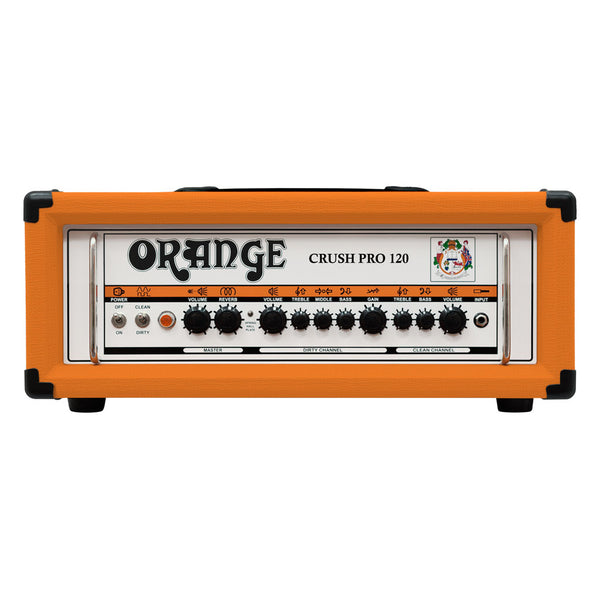 Orange Crush Pro CR120H Amplifier Head Orange Electric Guitar Amp