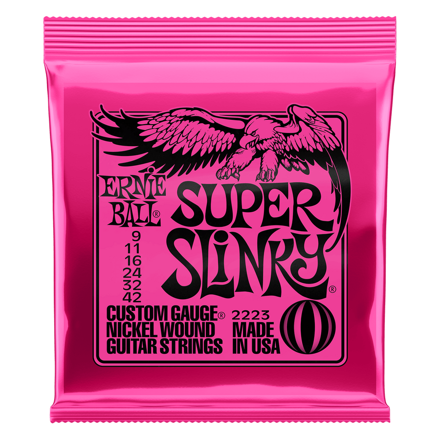 Ernie Ball Super Slinky 9-42 Electric Guitar Strings