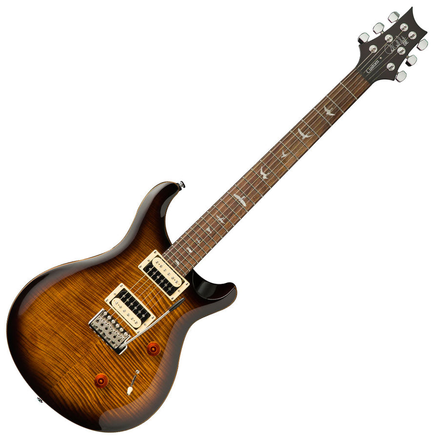 Paul Reed Smith SE Custom 24 Electric Guitar in Black Gold Burst