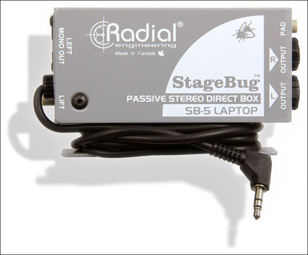 Radial Engineering Stagebug SB-5 Laptop DI Radial Engineering