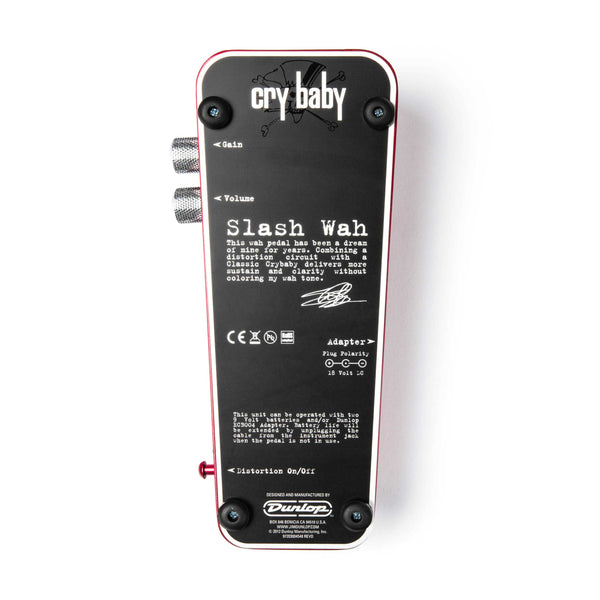 Dunlop Slash Signature Cry Baby Wah Pedal Jim Dunlop Effects Pedal