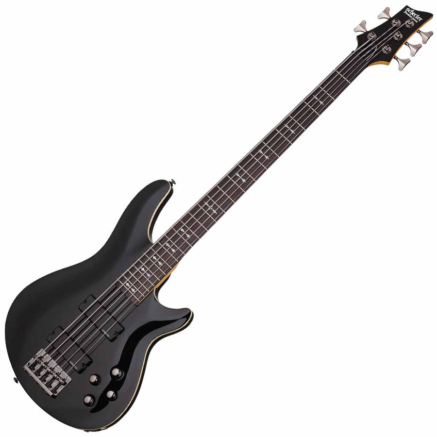 Schecter Omen-5 5-String Bass Guitar - Gloss Black