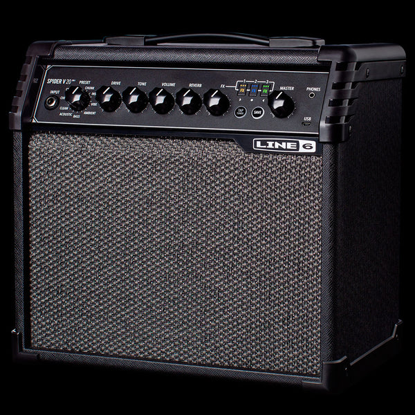 Line 6 Spider V 20 mkII 20 Watt Modeling Amplifier w/Built-in