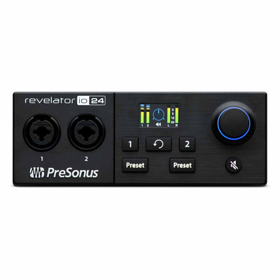 PreSonus Revelator io24 USB Audio Interface with Integrated Loopback Mixer and Effects from Streaming and Podcasting