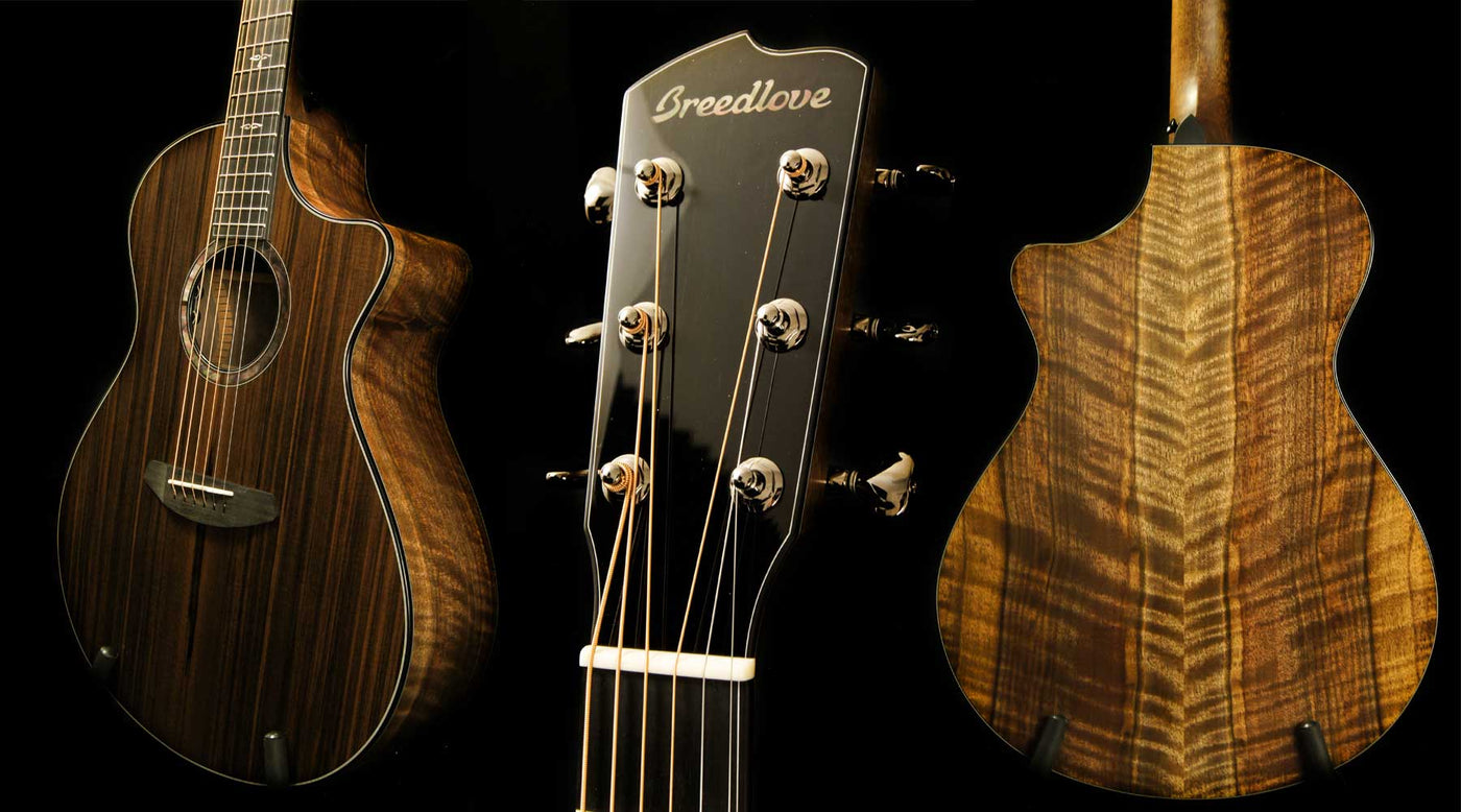 Custom Built: Breedlove Concerto CE Ocean Sinker Redwood and Figured Walnut