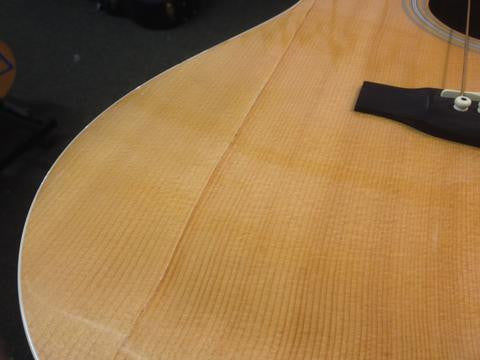 Martin Custom with Severe Top Crack