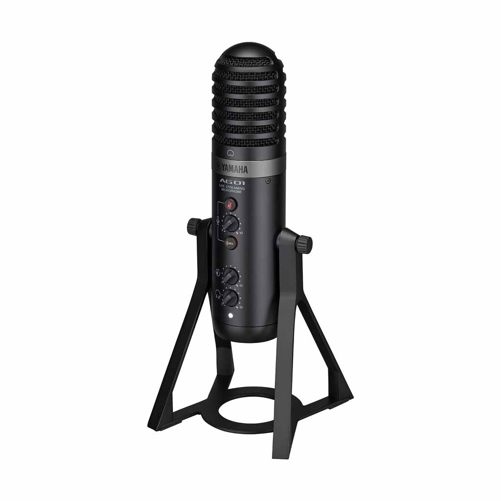 Yamaha AG01 Live Streaming USB Microphone in Black