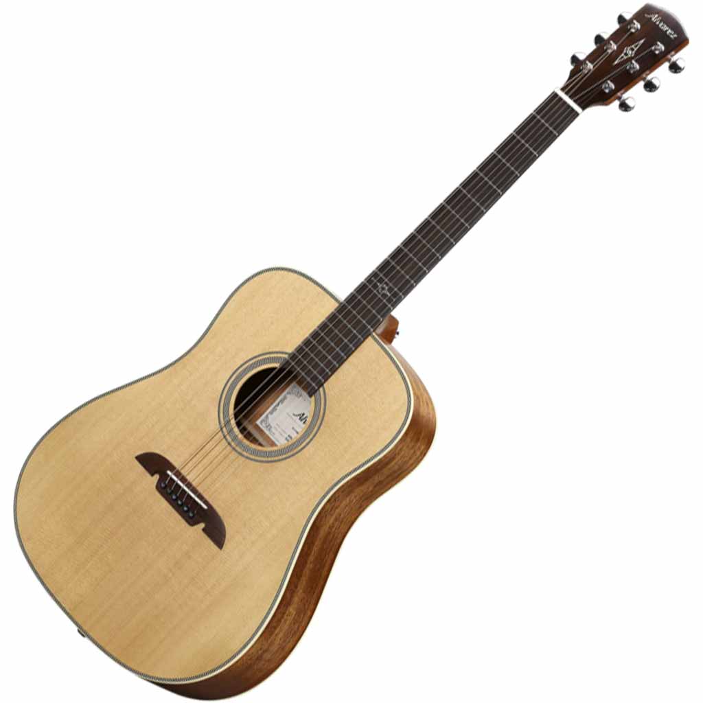 Alvarez Artist AD60 Herringbone Sitka Spruce and Mahogany Dreadnought Acoustic Guitar