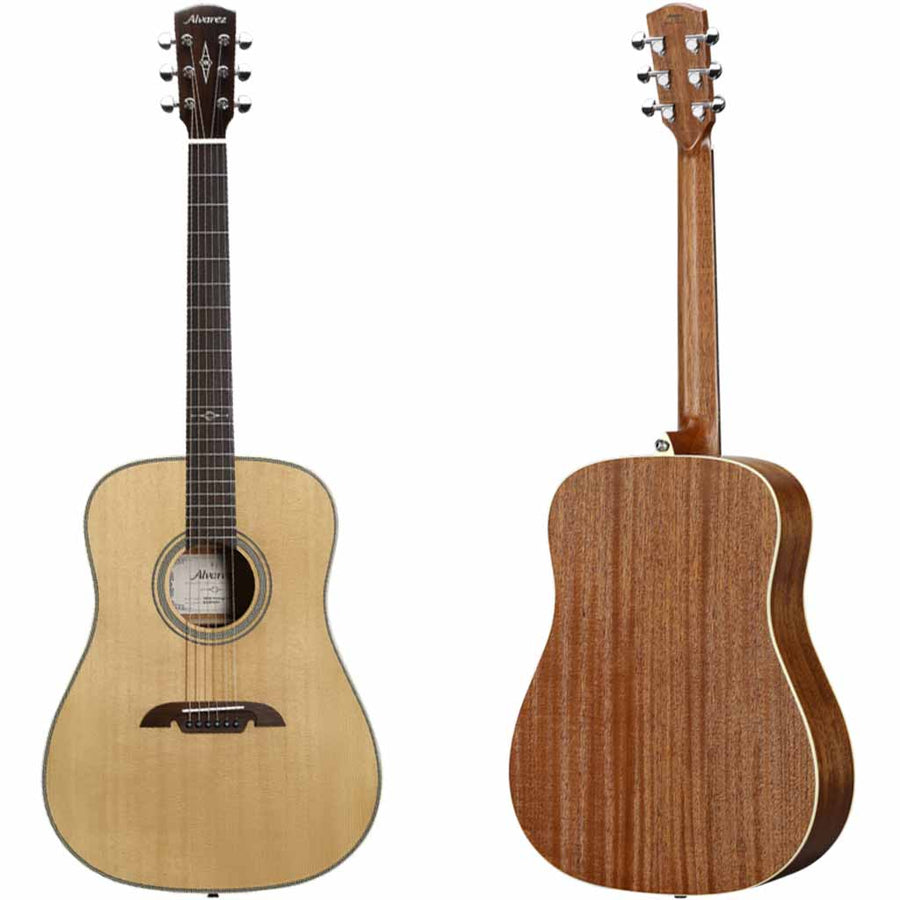 Alvarez Artist AD60 Herringbone Sitka Spruce and Mahogany Dreadnought Acoustic Guitar