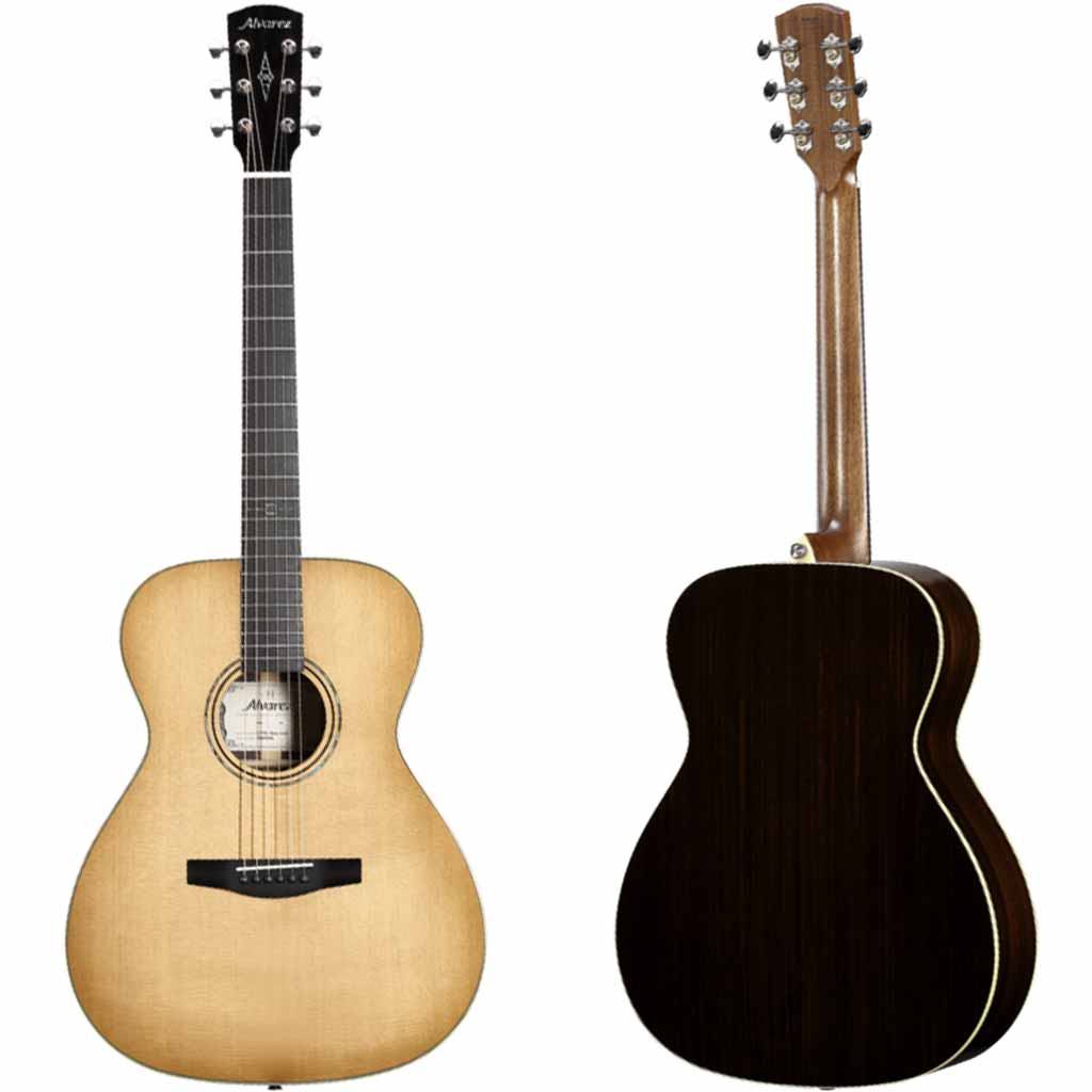 Alvarez Laureate LF70e Sitka Spruce/Indian Rosewood Folk/OM Acoustic Guitar in Daybreak