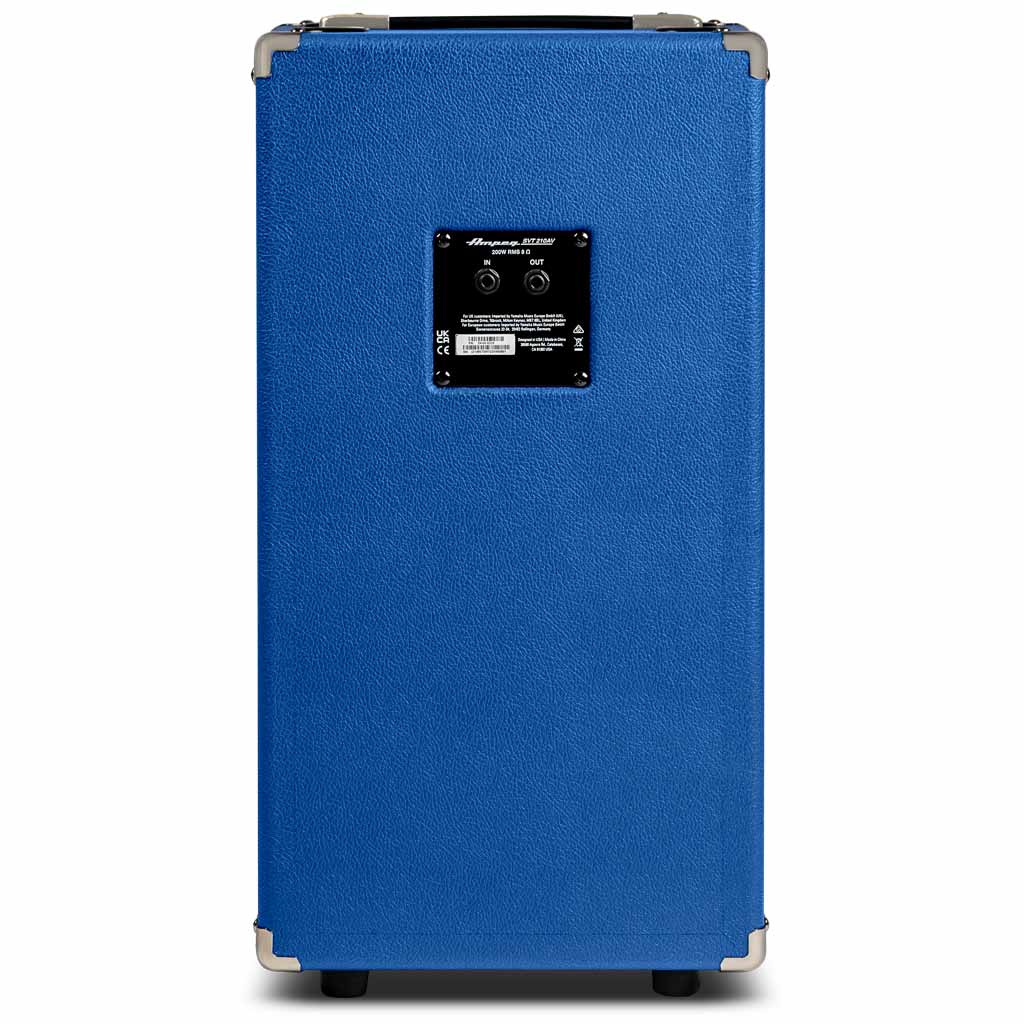 Ampeg SVT-210AV 2x10 Bass Cabinet - Limited Edition Blue Ampeg Bass Cabinet  The SVT®-210AV is like the 810's baby sibling. Whether you need to tame the  bleed in a sensitive recording situation