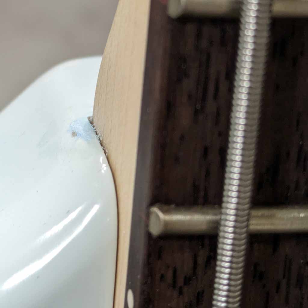 B Stock G&L JB2 4 String Bass Guitar View of Blemish