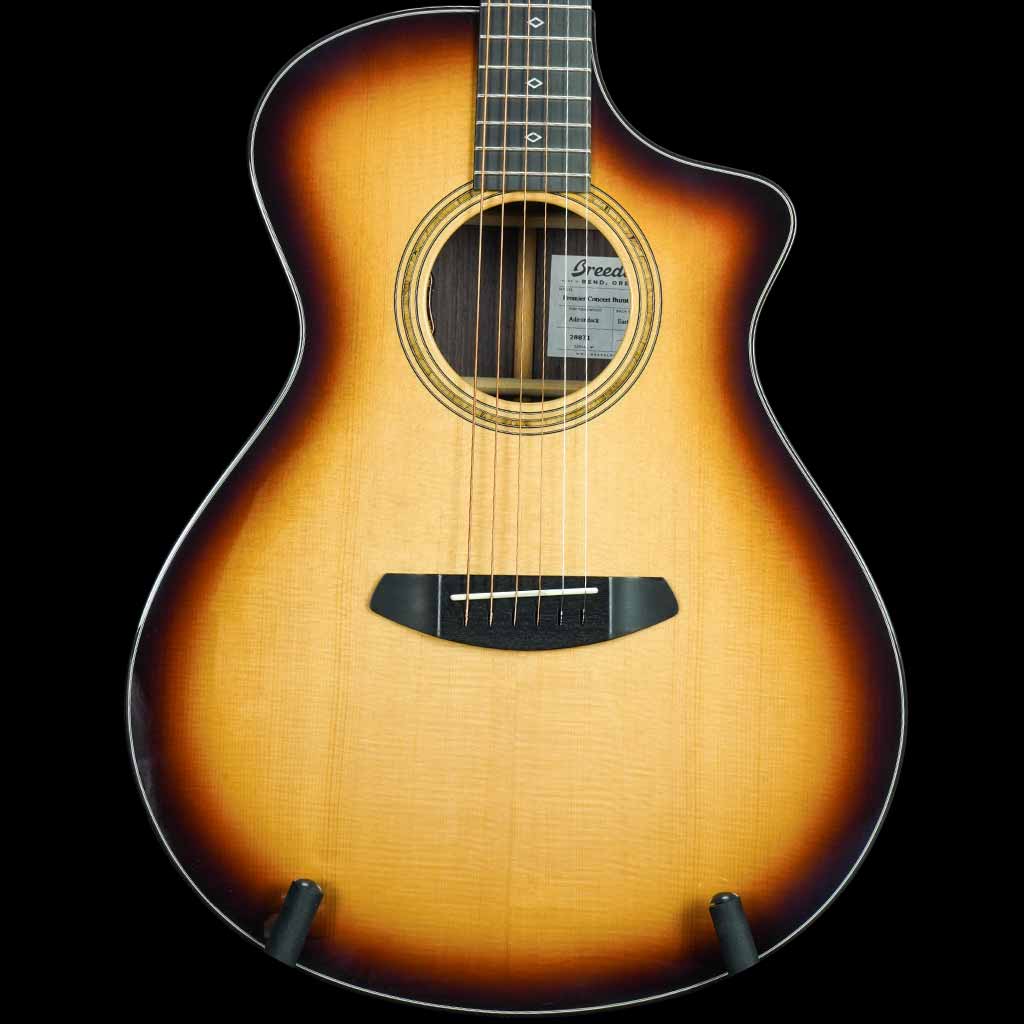 Breedlove Premier Concert Burnt Amber CE Adirondack Spruce/Rosewood Acoustic Guitar