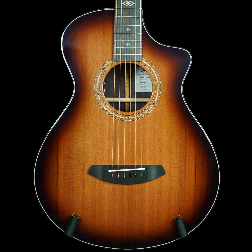 Breedlove Premier Concertina Edgeburst CE Redwood/Rosewood Acoustic Guitar