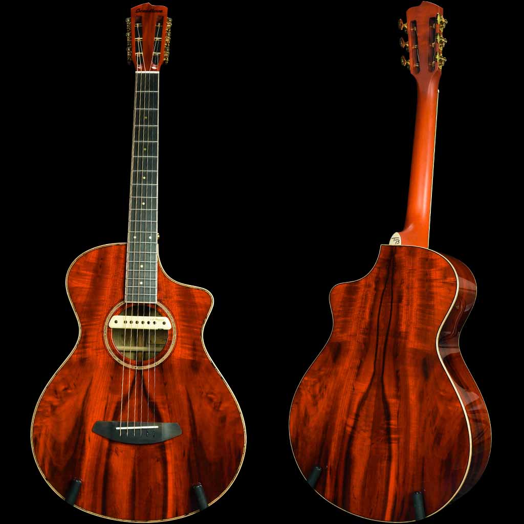 Breedlove TB Vintage Edition Blues Orange Concertina M1 Acoustic Guitar