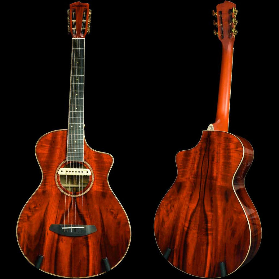 Breedlove TB Vintage Edition Blues Orange Concertina M1 Acoustic Guitar