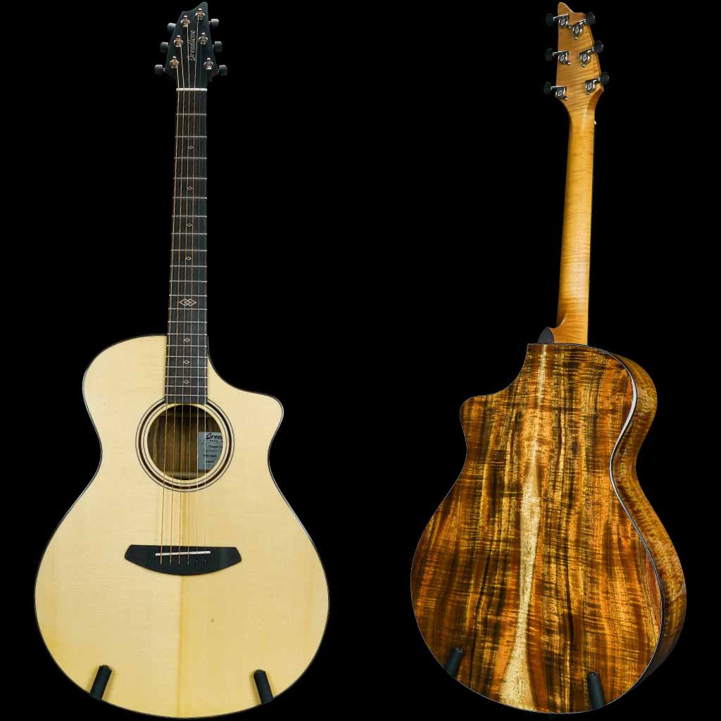 Breedlove Custom Built Concert CE Adirondack Spruce and Koa Acoustic Guitar